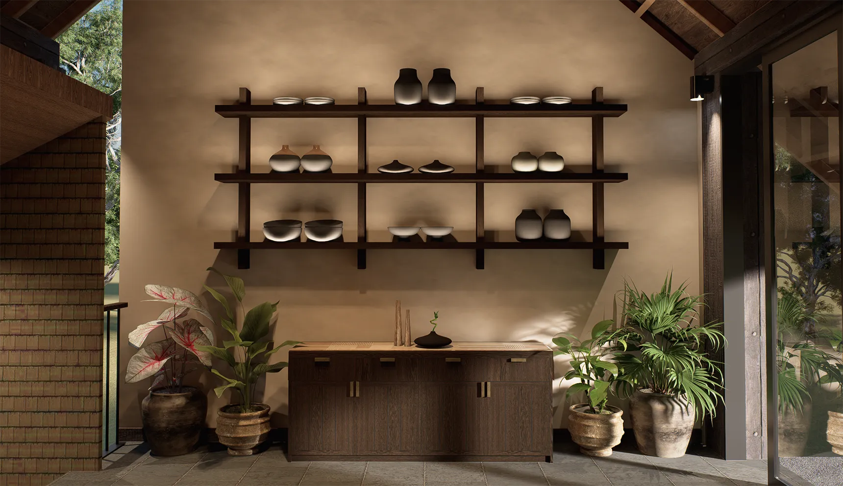 Noonik Bistro Restaurant & Bar Interior Design in Ubud