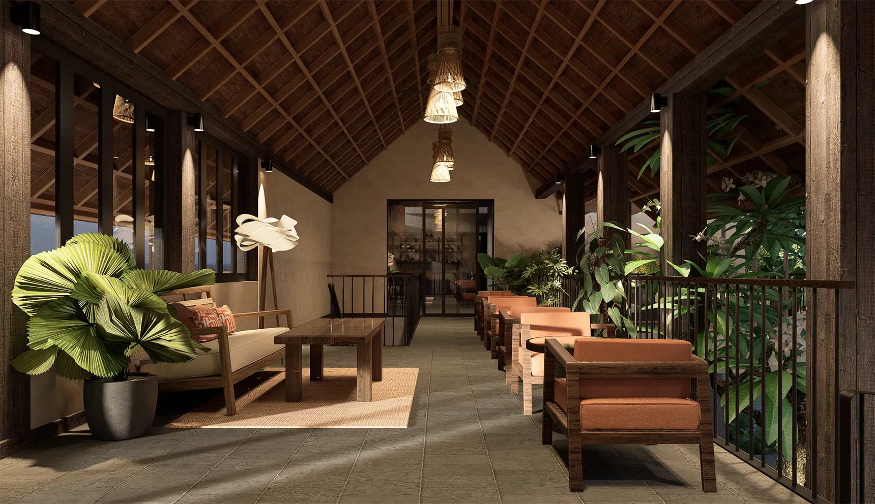 Noonik Bistro Restaurant & Bar Interior Design in Ubud