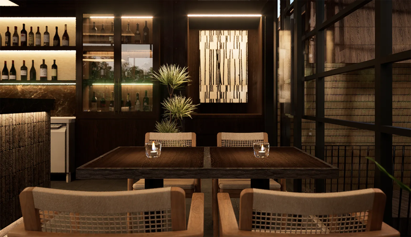 Noonik Bistro Restaurant & Bar Interior Design in Ubud
