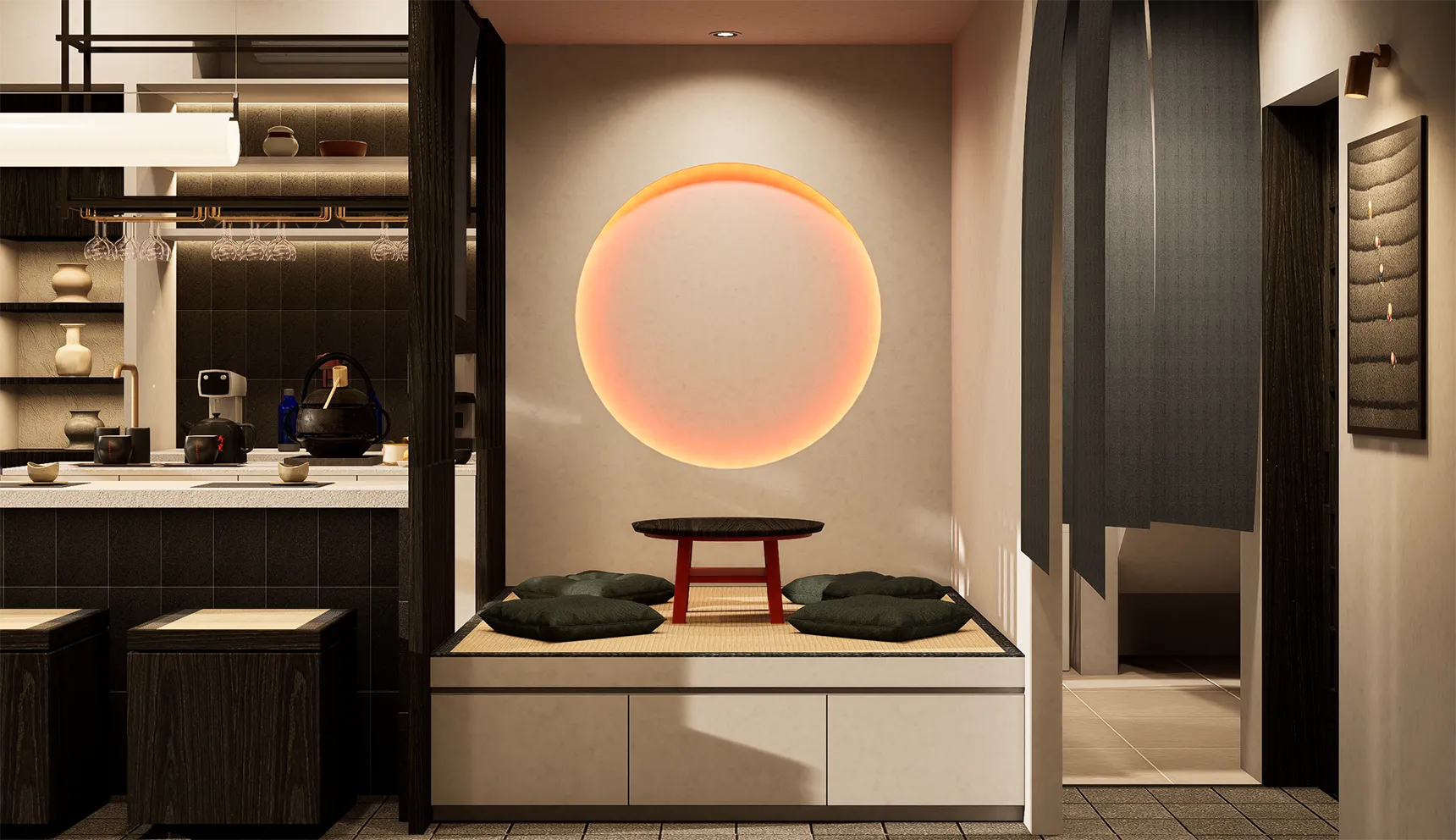 Creative restaurant interior design