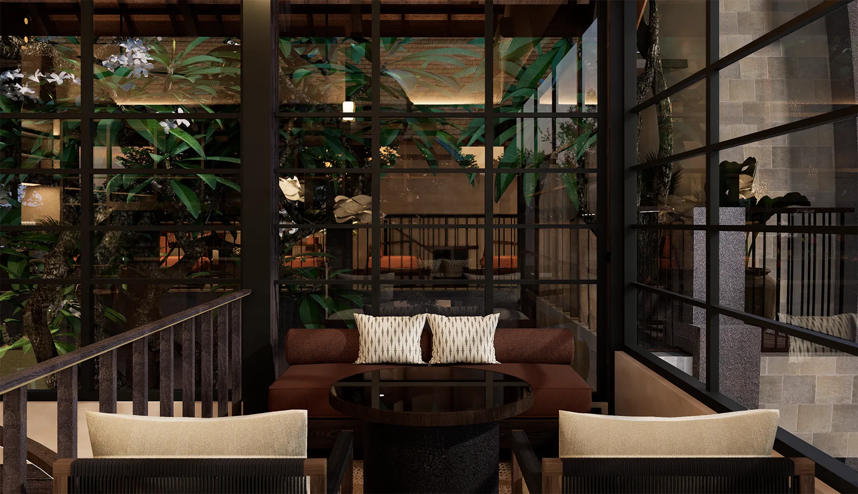 Noonik Bistro Restaurant & Bar Interior Design in Ubud