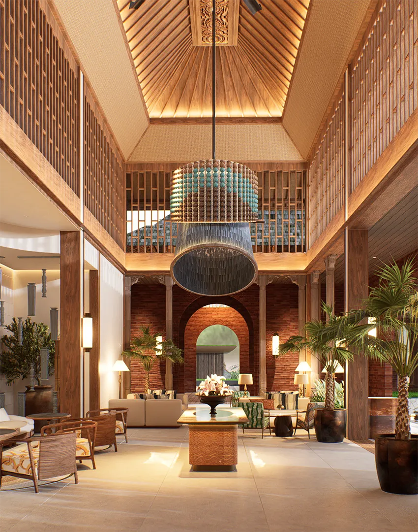 Avala Nusa Dua Hotel Interior Design in Bali