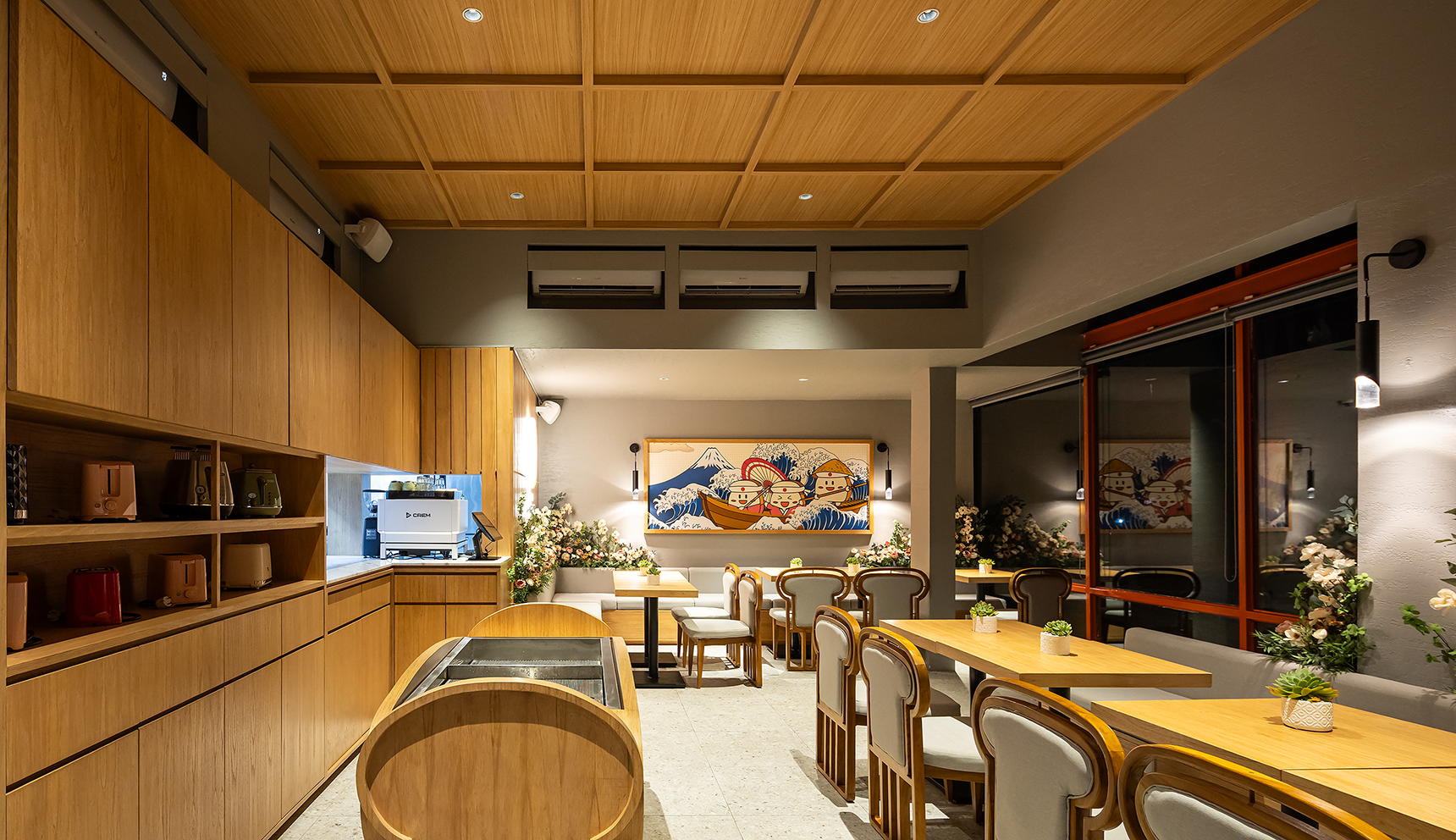 Aoyama Bakery Restaurant & Bar Interior Design in Canggu