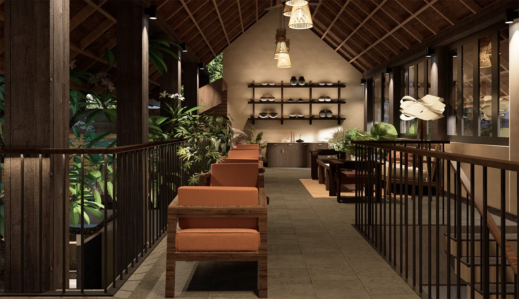 Noonik Bistro Restaurant & Bar Interior Design in Ubud