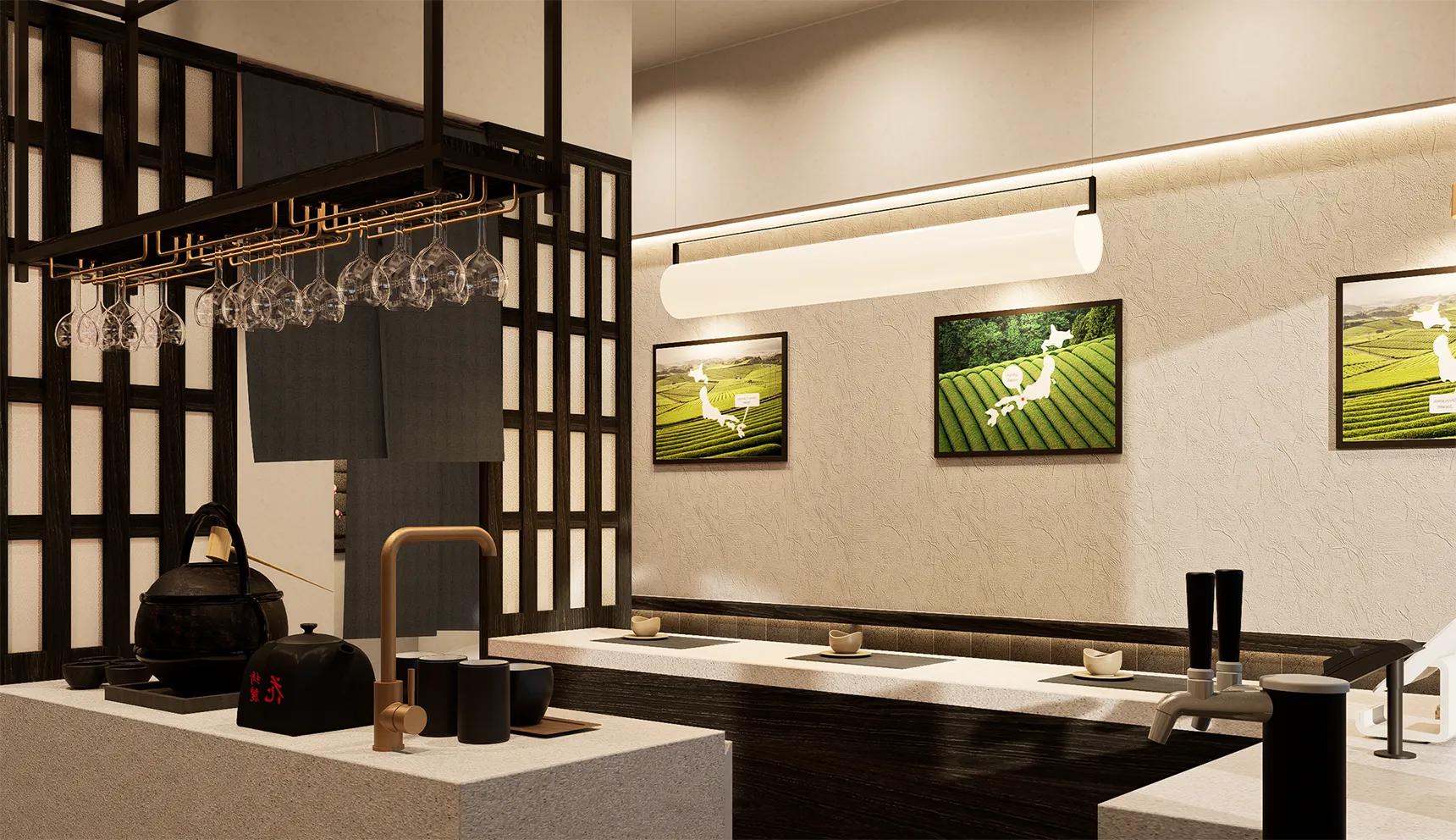 Creative restaurant interior design