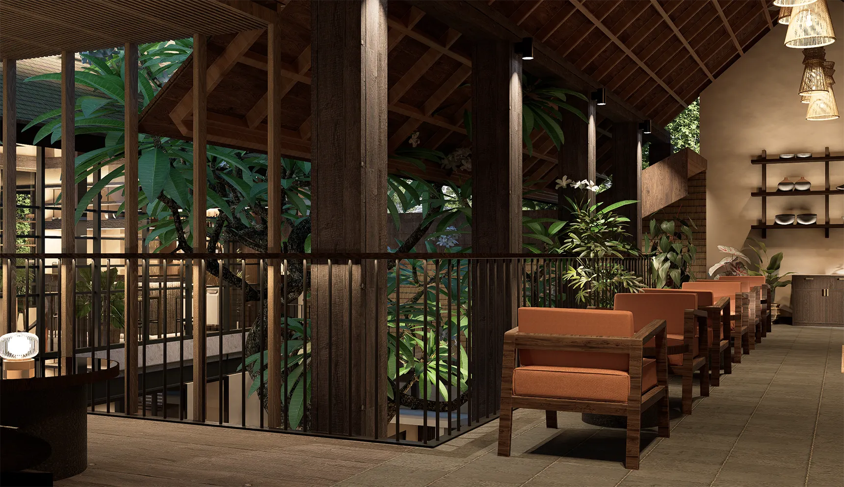 Noonik Bistro Restaurant & Bar Interior Design in Ubud