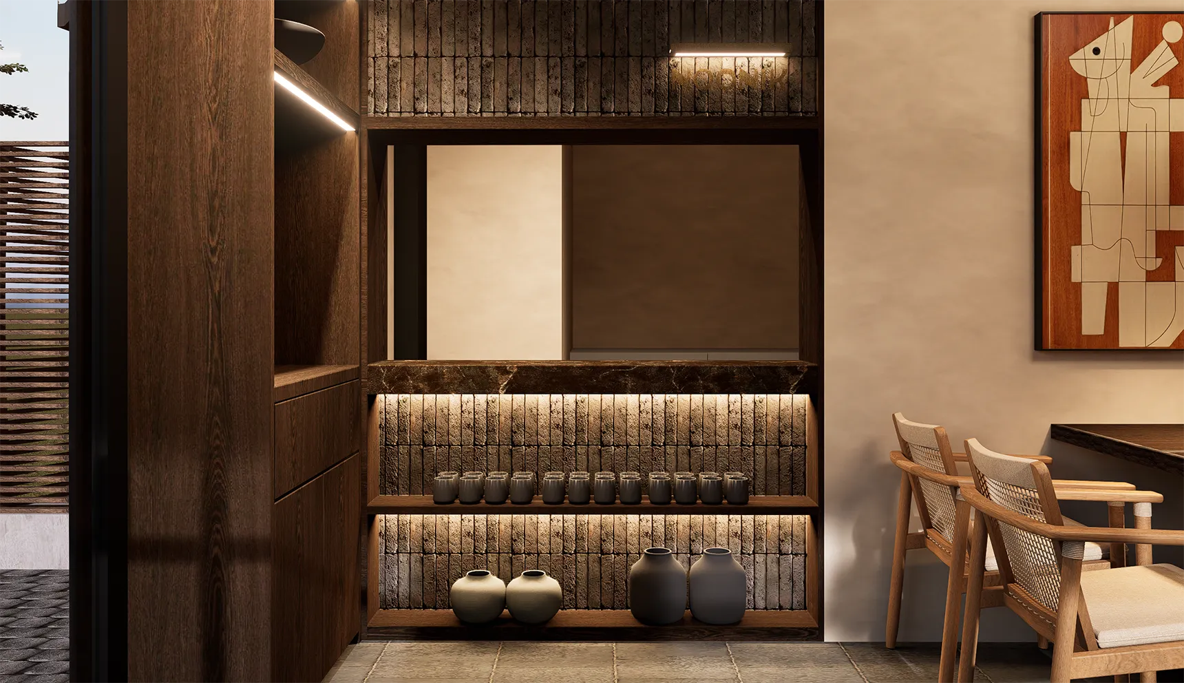 Noonik Bistro Restaurant & Bar Interior Design in Ubud