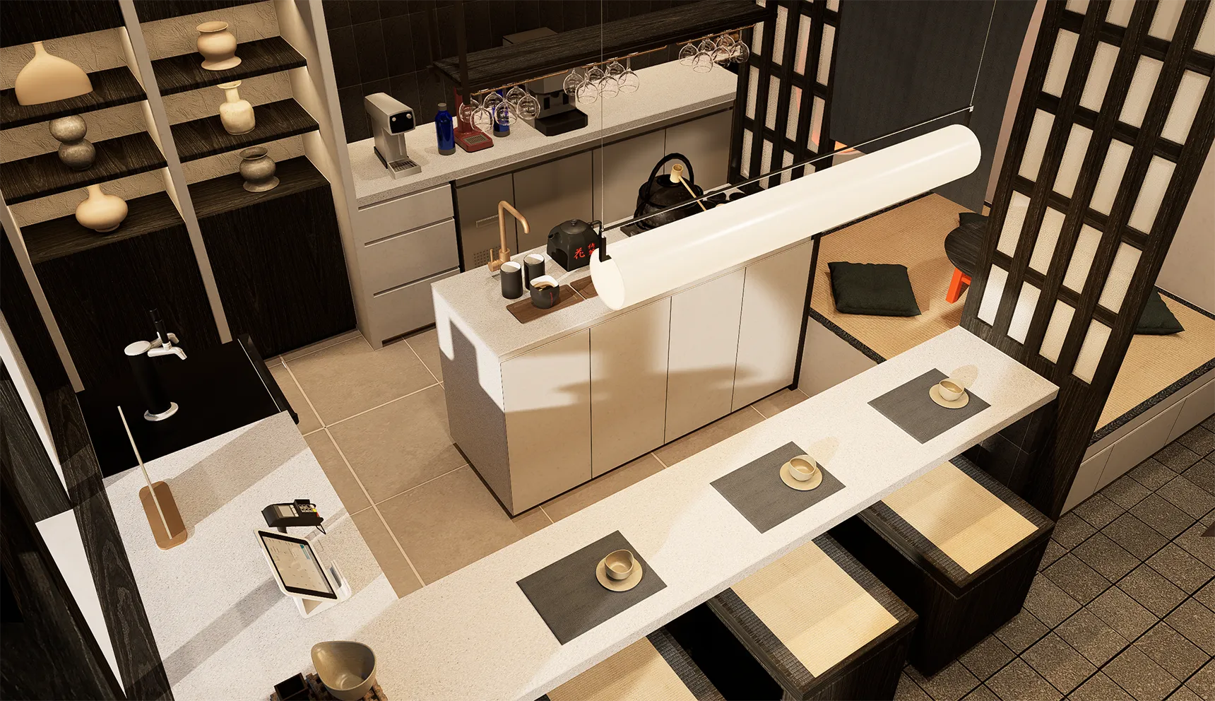 Creative restaurant interior design