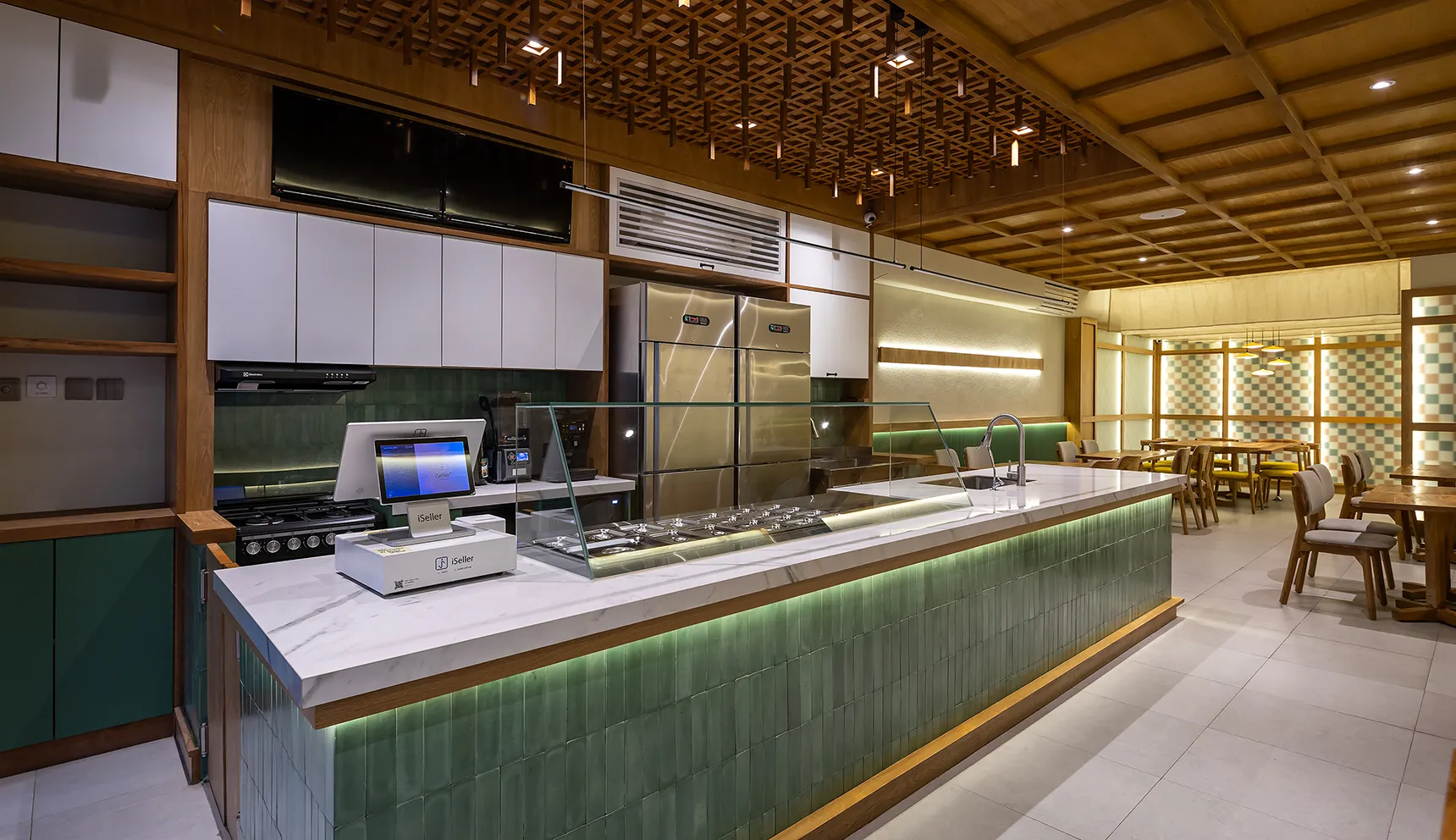 Sanitas Cafe Restaurant & Bar Interior Design in Kuta