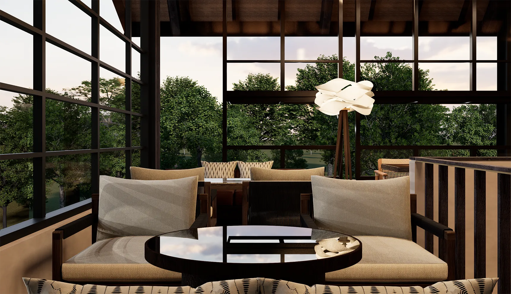 Noonik Bistro Restaurant & Bar Interior Design in Ubud