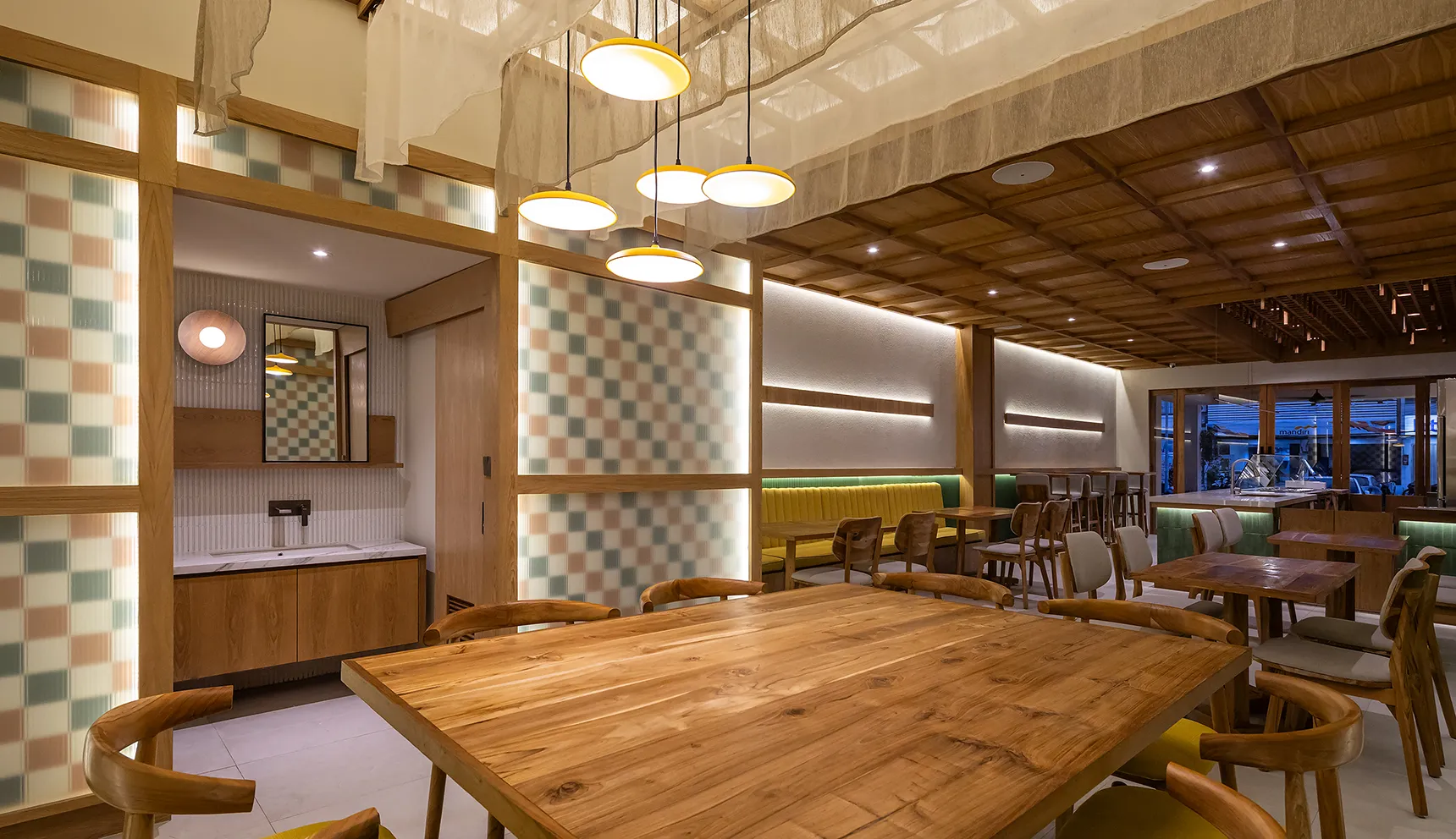 Sanitas Cafe Restaurant & Bar Interior Design in Kuta
