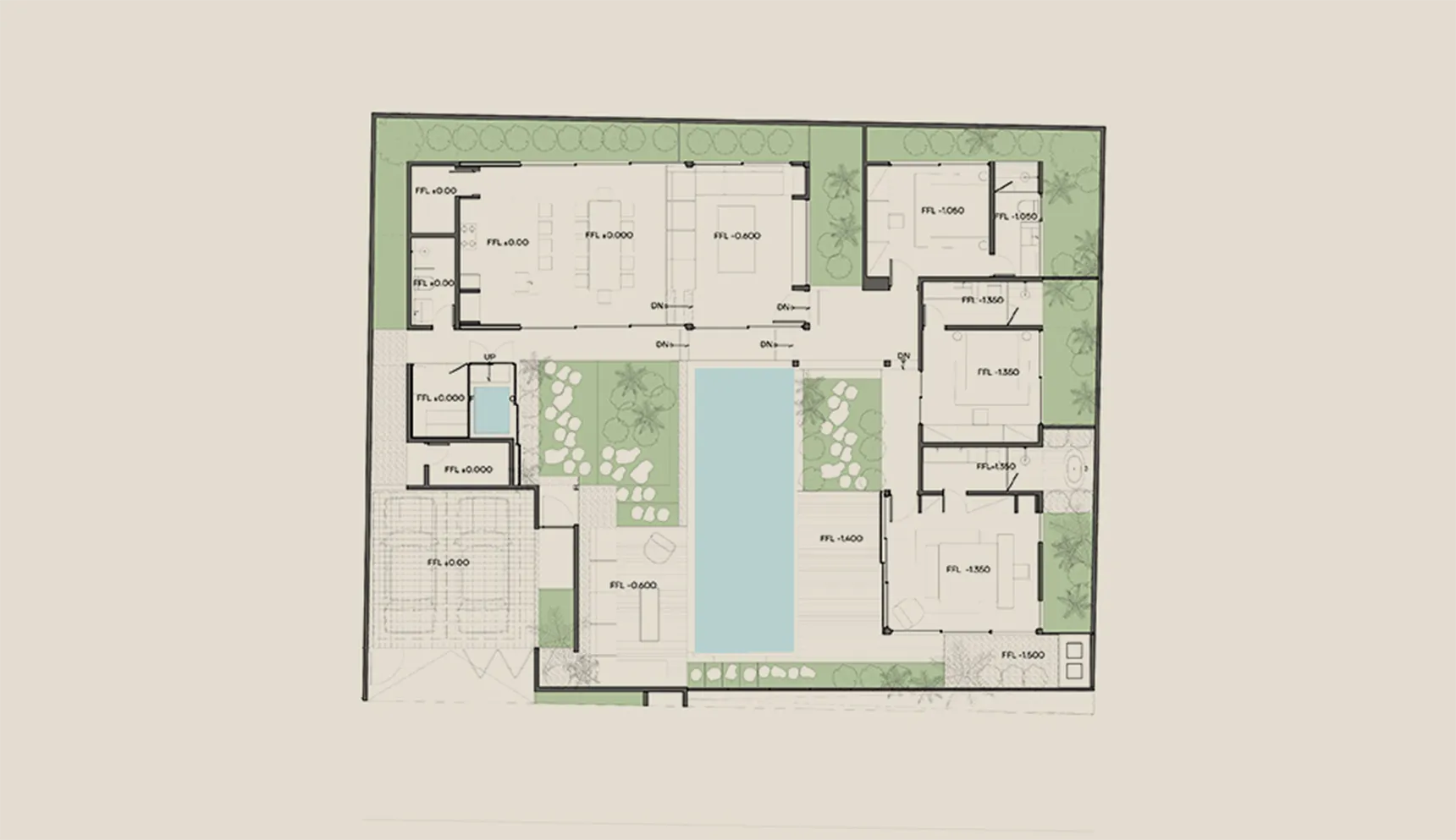 Villa Padang Padang Architecture Design in Bali