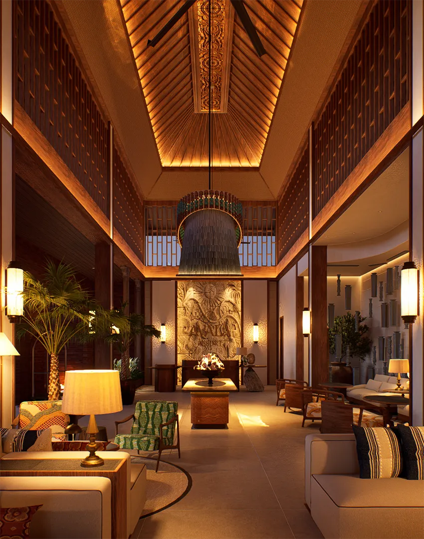 Avala Nusa Dua Hotel Interior Design in Bali