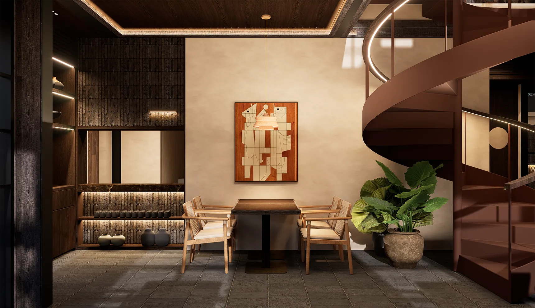 Noonik Bistro Restaurant & Bar Interior Design in Ubud