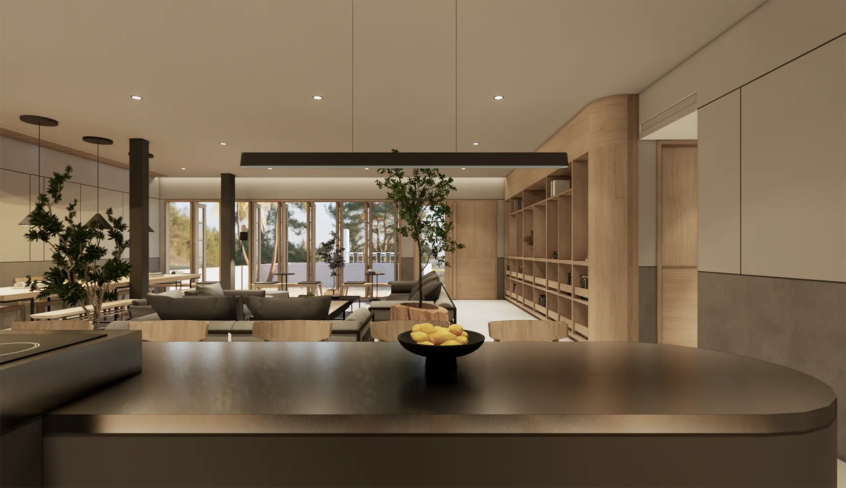 Creative restaurant interior design