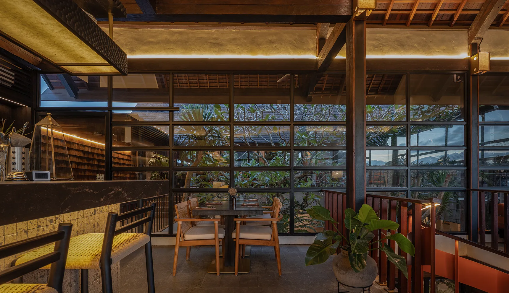 Noonik Bistro Restaurant & Bar Interior Design in Ubud