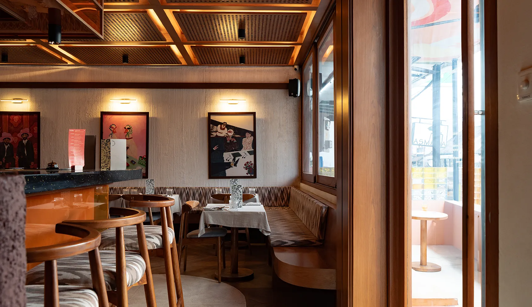 Creative restaurant interior design