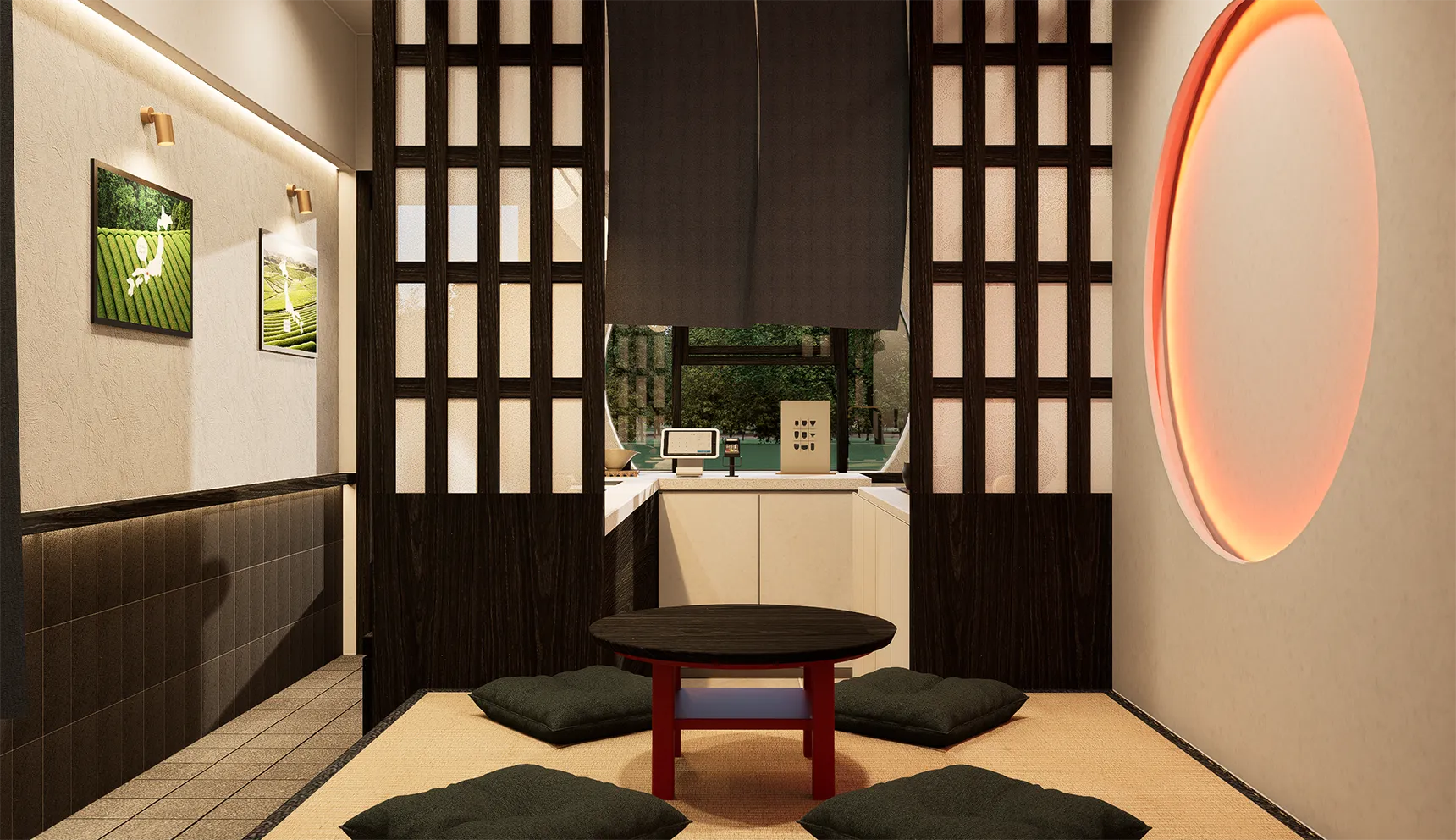 Creative restaurant interior design
