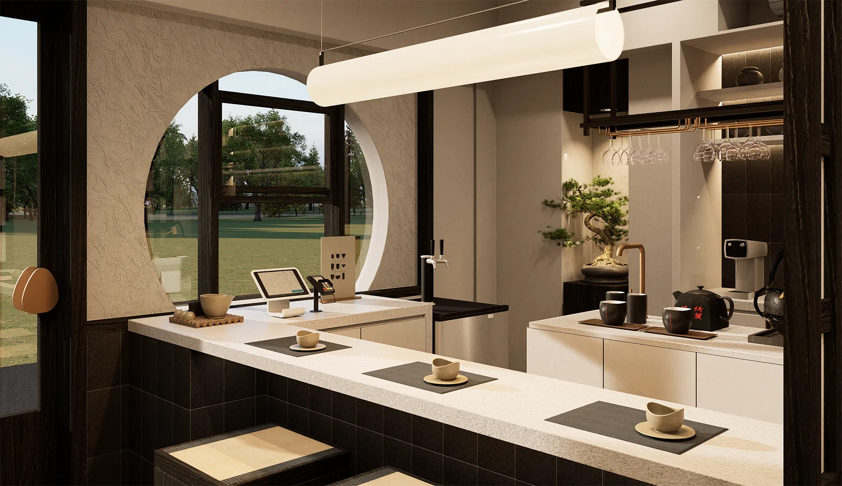 Creative restaurant interior design