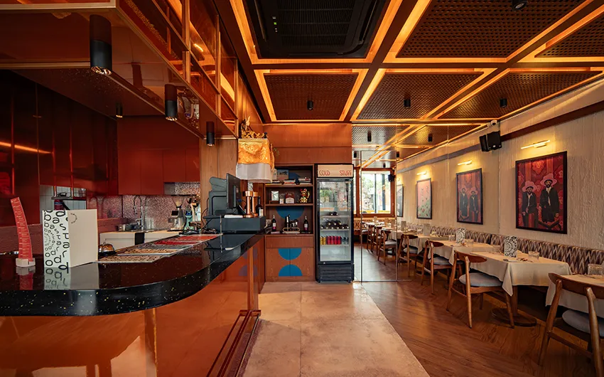 Creative restaurant interior design