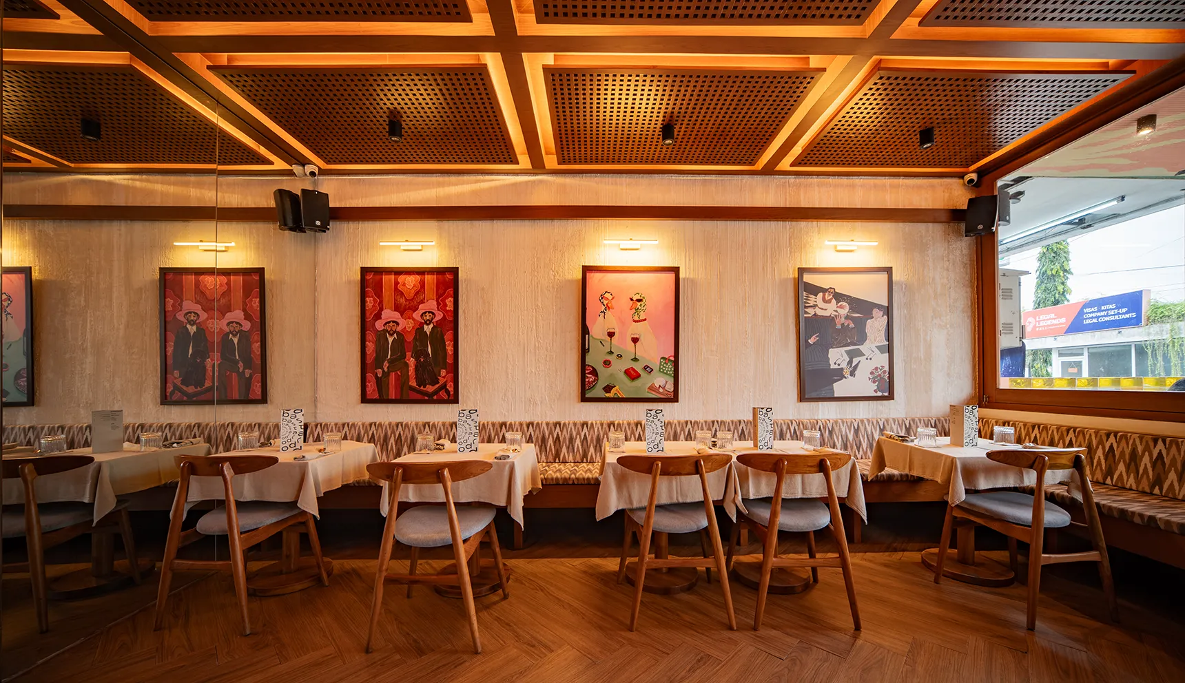 Creative restaurant interior design