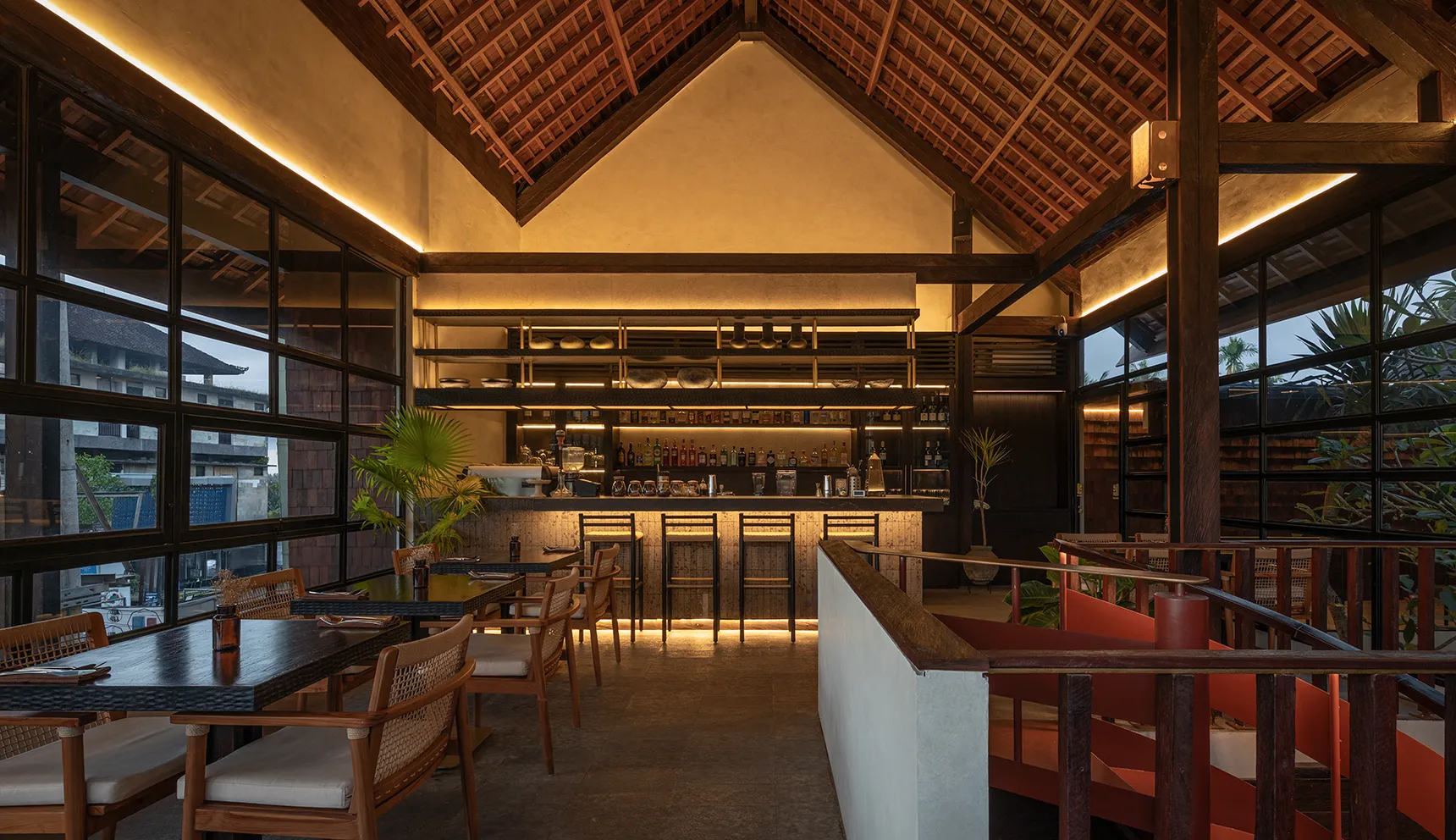 Noonik Bistro Restaurant & Bar Interior Design in Ubud