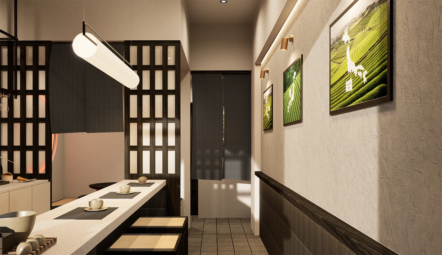 Creative restaurant interior design