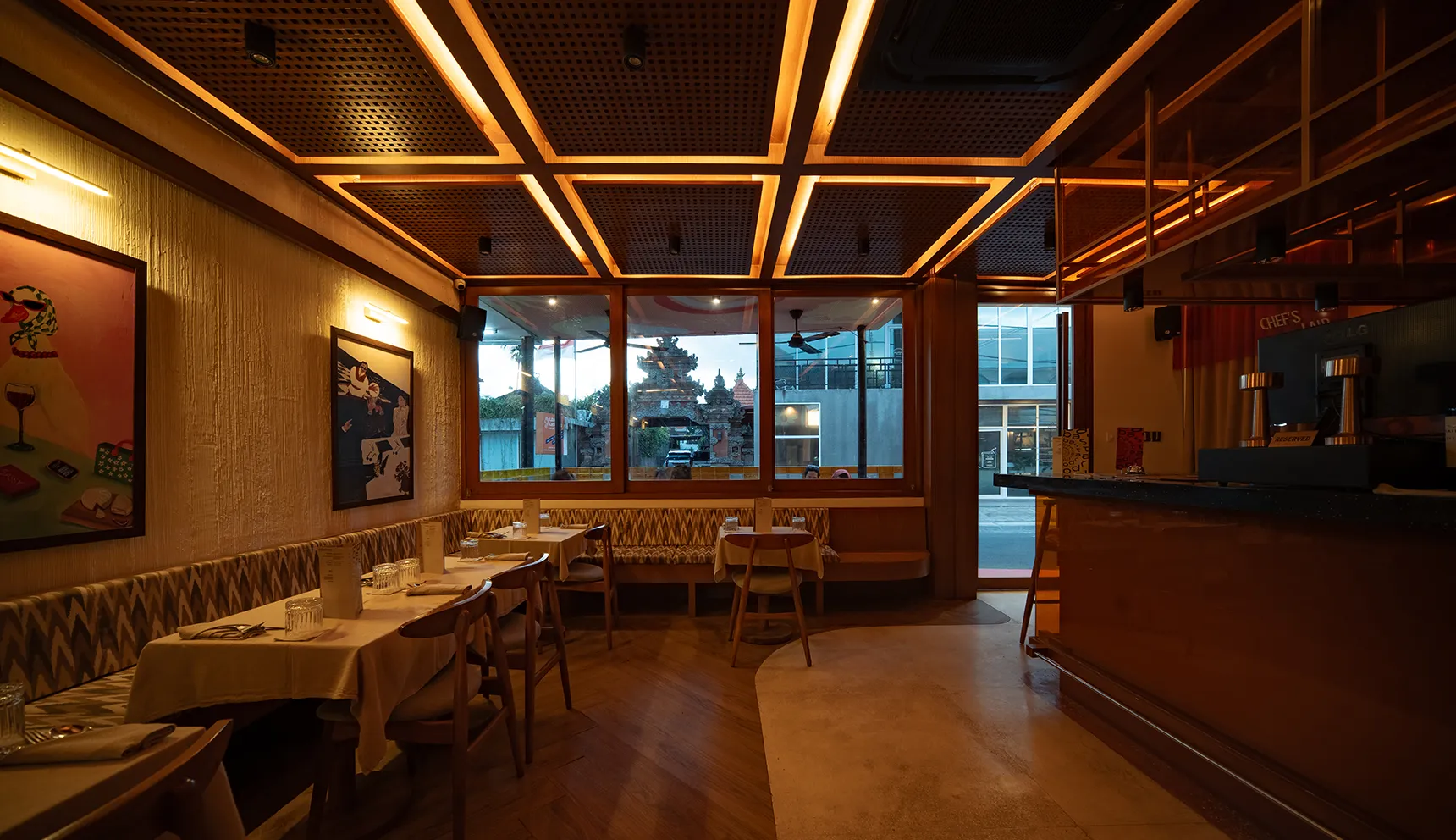 Creative restaurant interior design