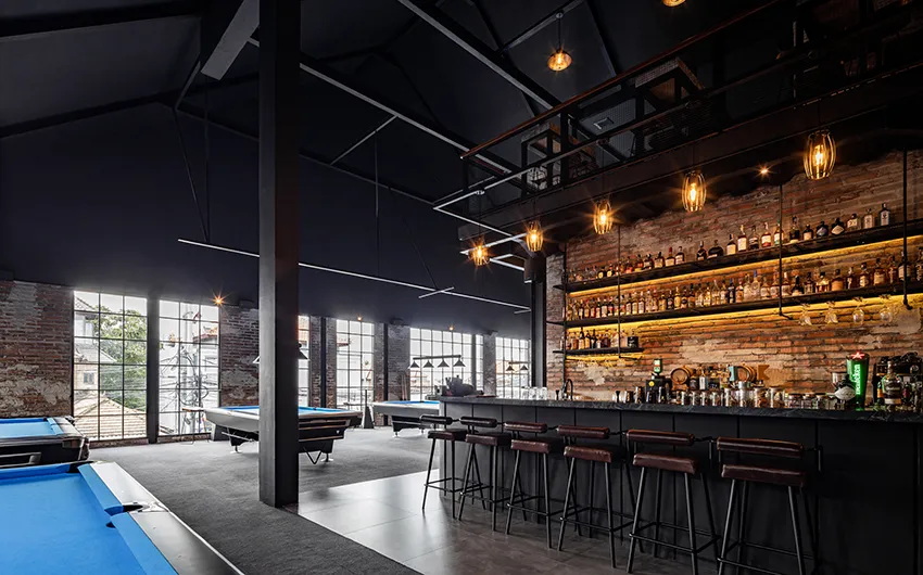 Brooklyn Billiard by Samma Studio