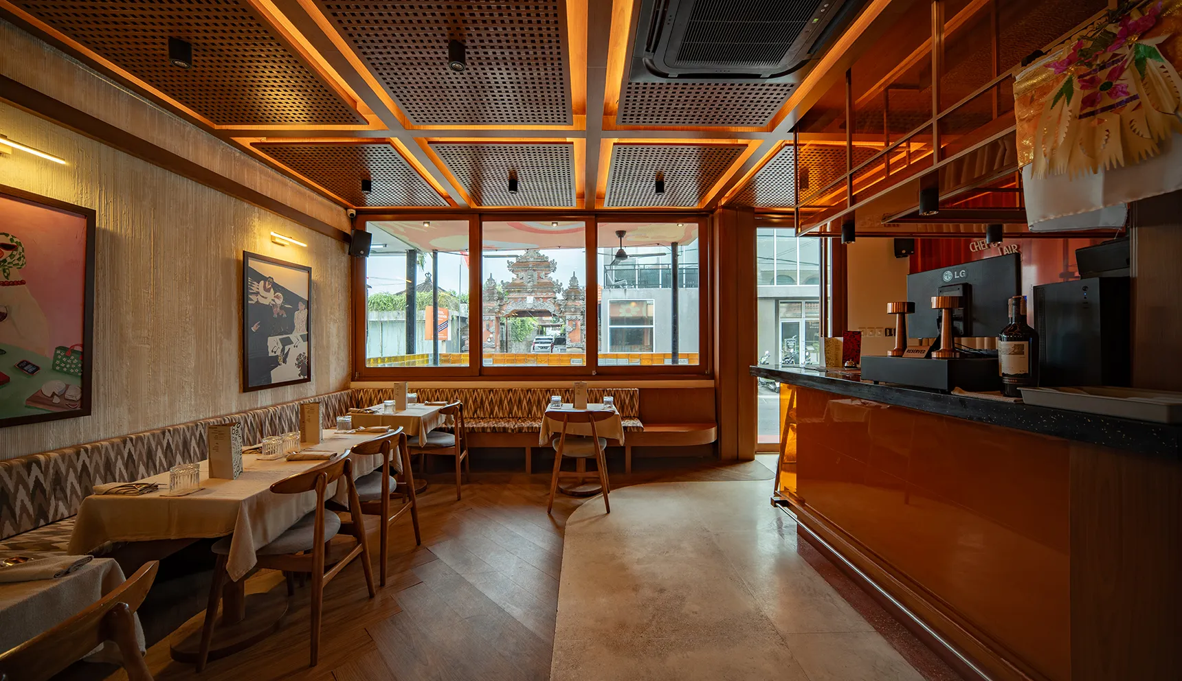 Creative restaurant interior design