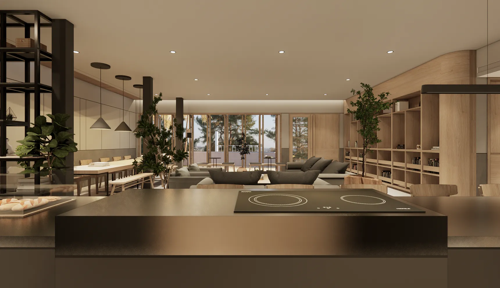 Creative restaurant interior design