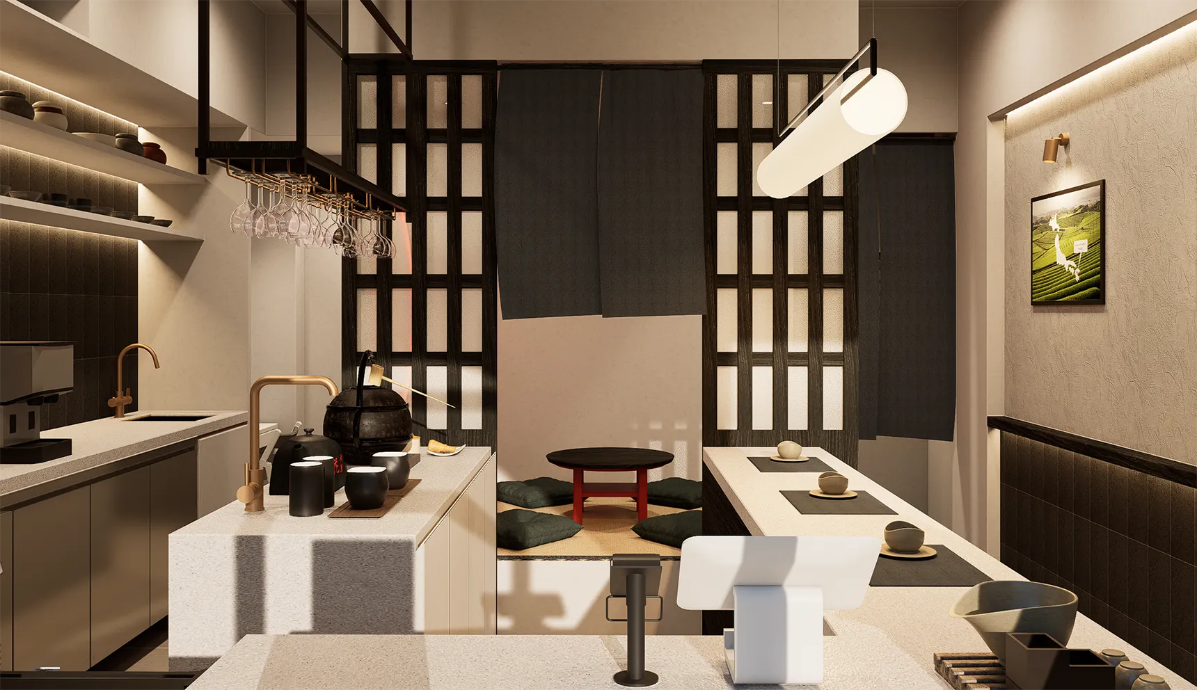 Creative restaurant interior design