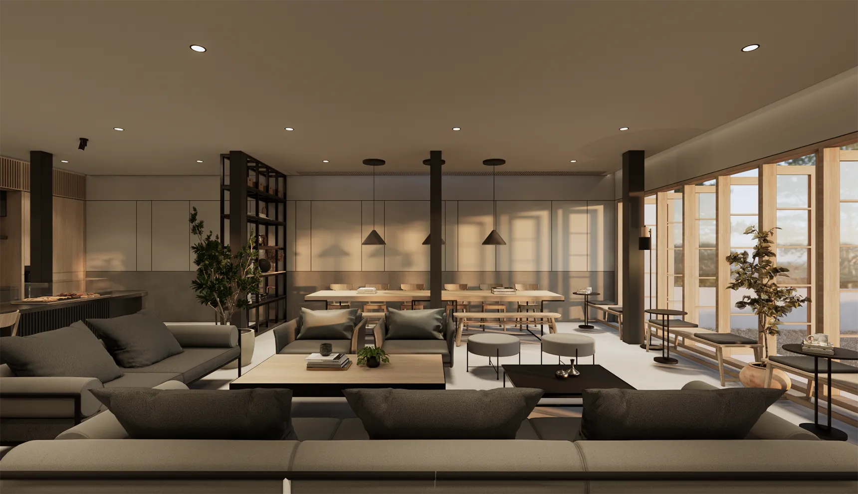 Creative restaurant interior design