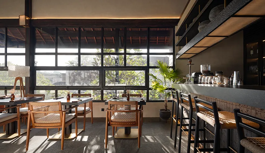 Noonik Bistro Restaurant & Bar Interior Design in Ubud