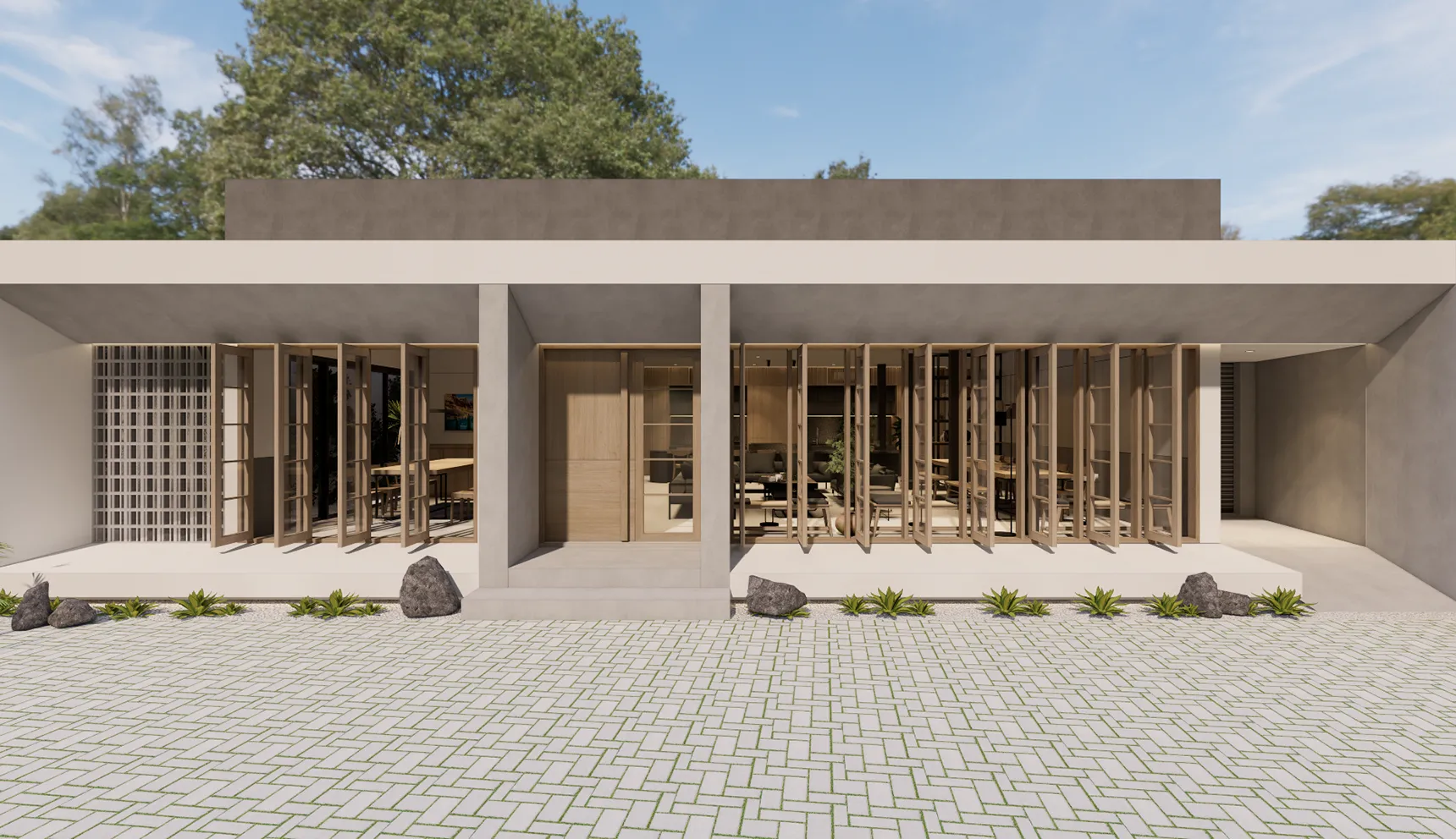 Creative restaurant interior design