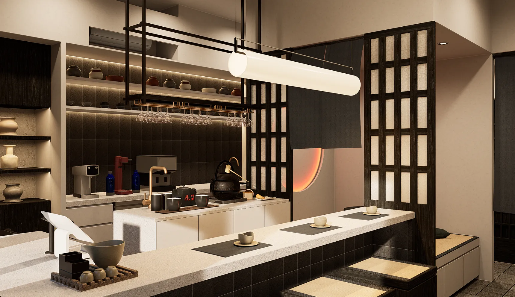 Creative restaurant interior design