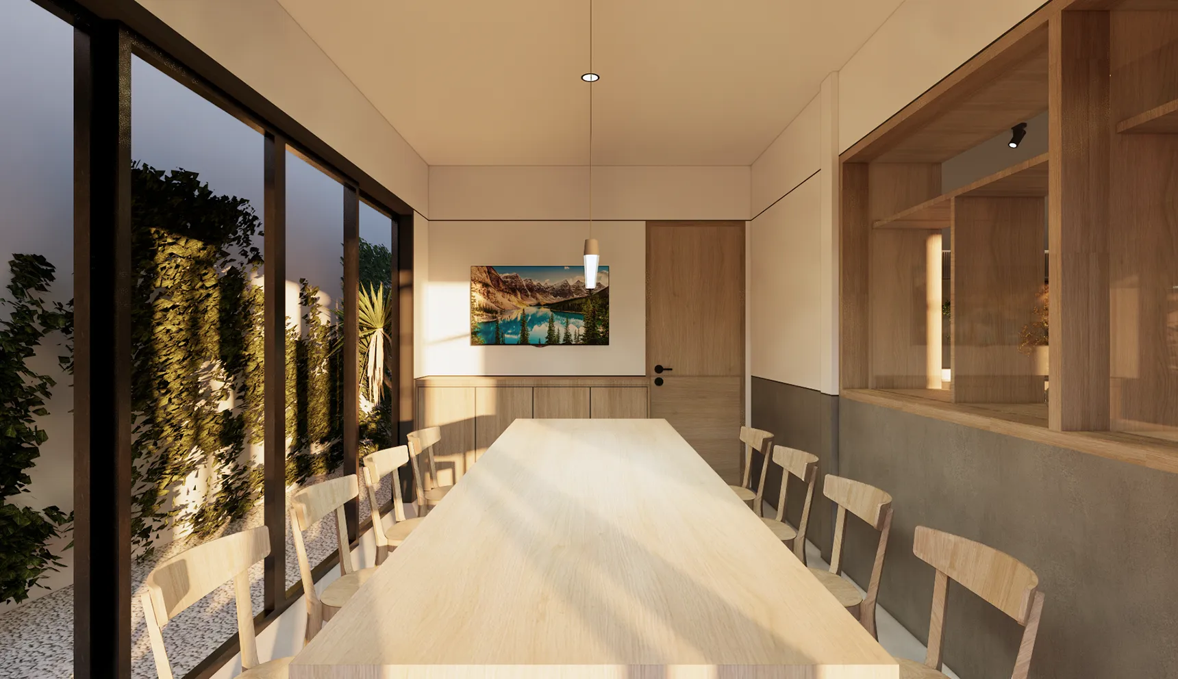 Creative restaurant interior design