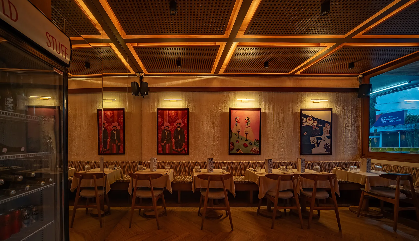 Creative restaurant interior design