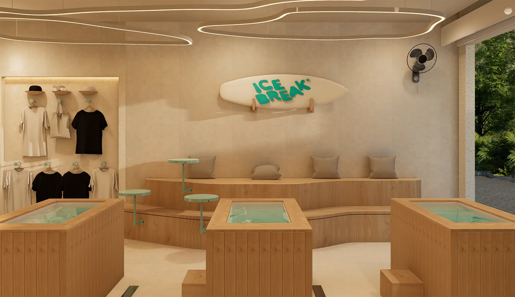 Creative restaurant interior design