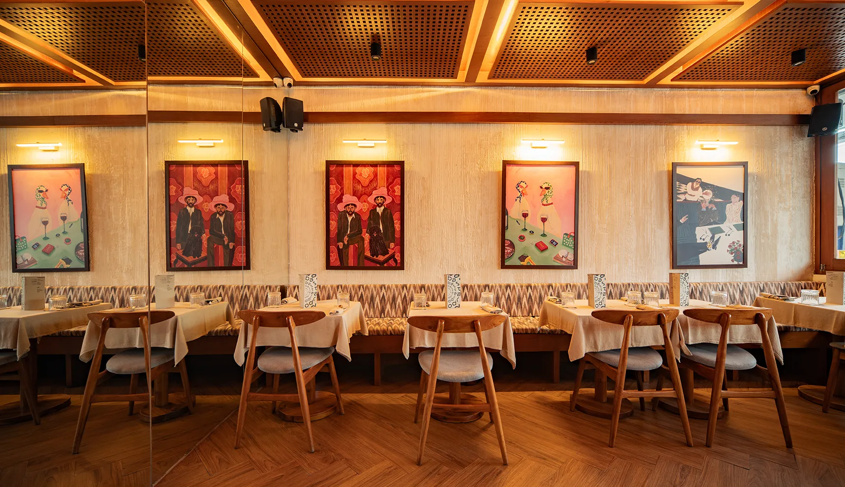 Creative restaurant interior design