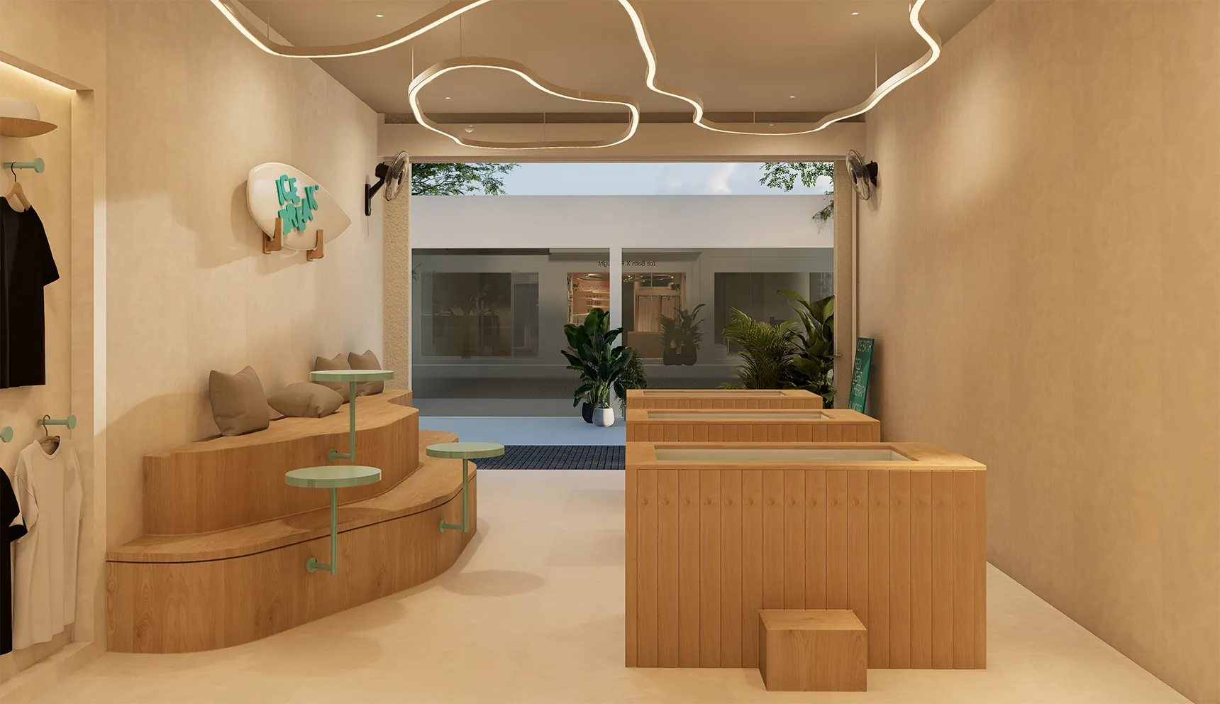 Creative restaurant interior design
