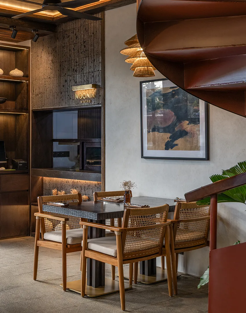 Noonik Bistro Restaurant & Bar Interior Design in Ubud