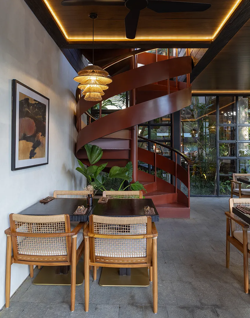 Noonik Bistro Restaurant & Bar Interior Design in Ubud