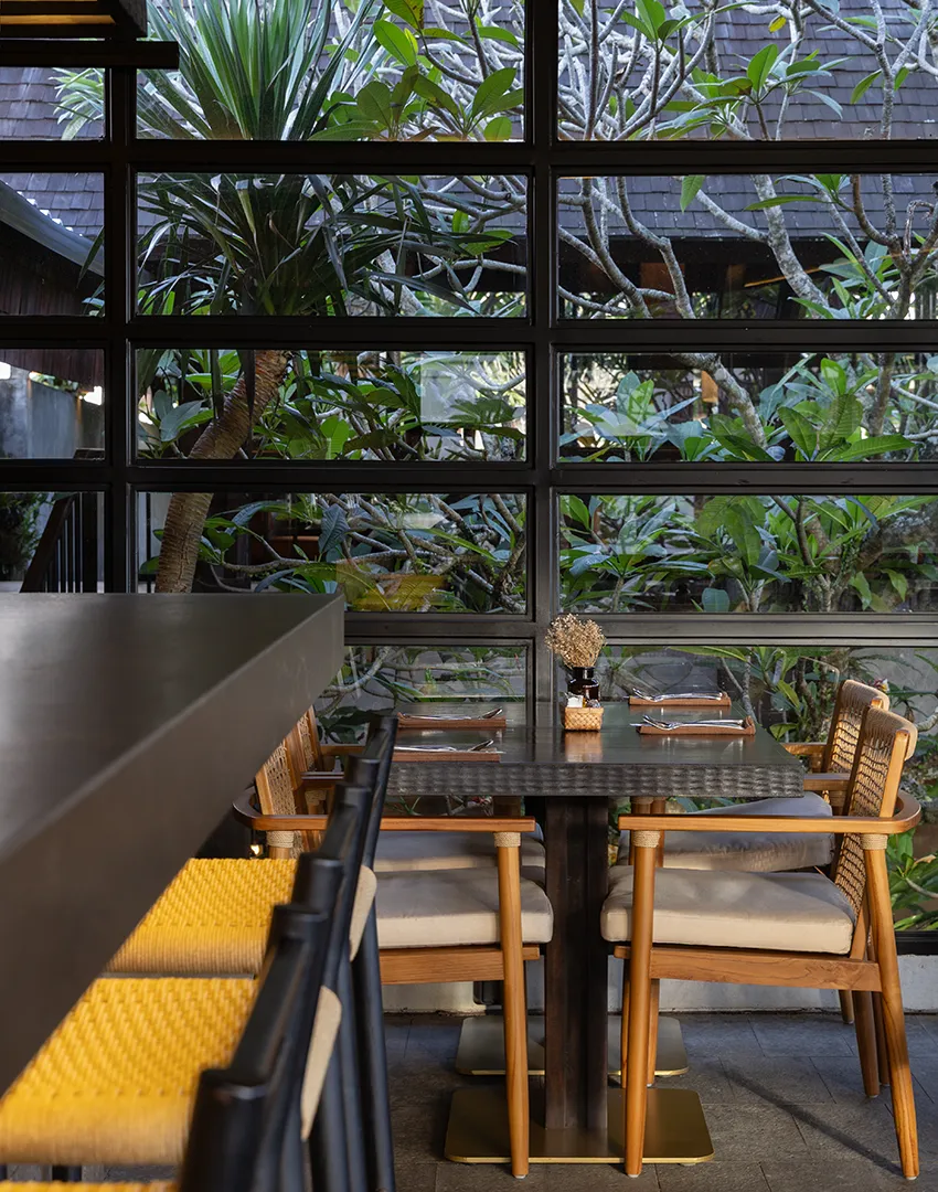 Noonik Bistro Restaurant & Bar Interior Design in Ubud