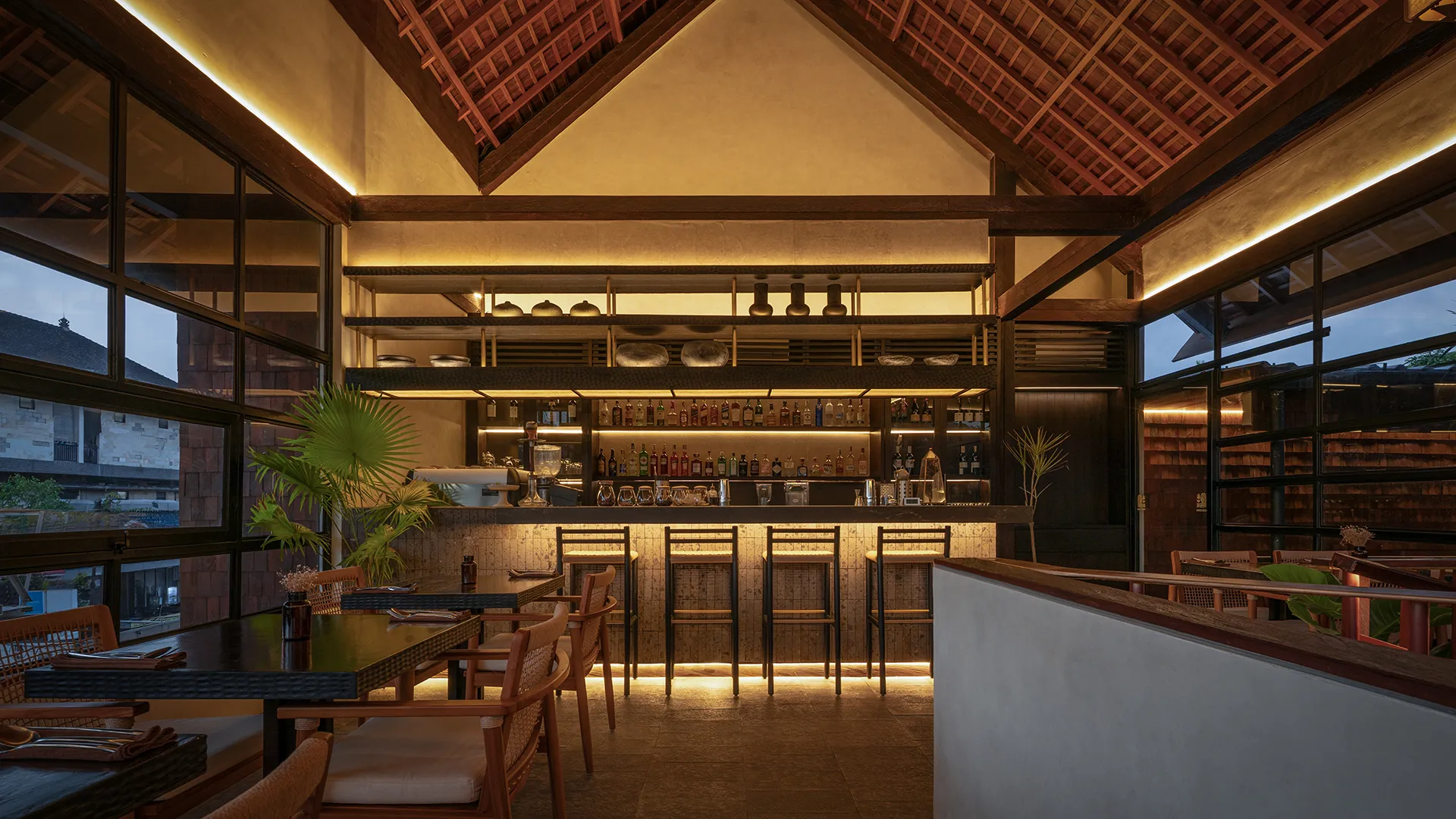 Noonik Bistro Restaurant & Bar Interior Design in Ubud