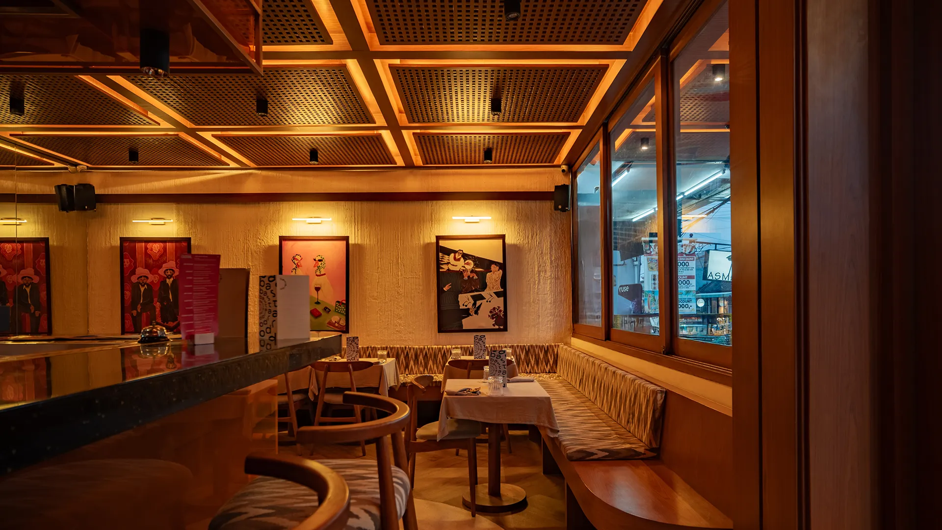 Creative restaurant interior design